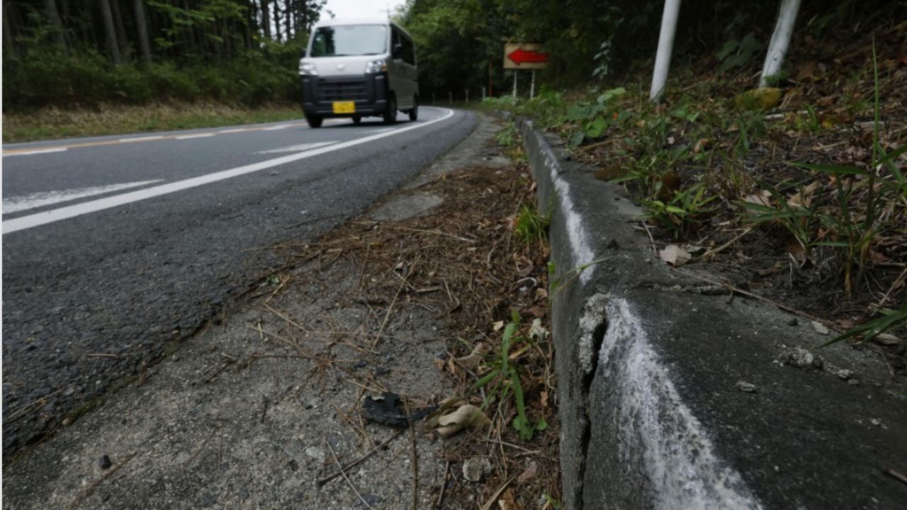 名張交通事故の痕跡