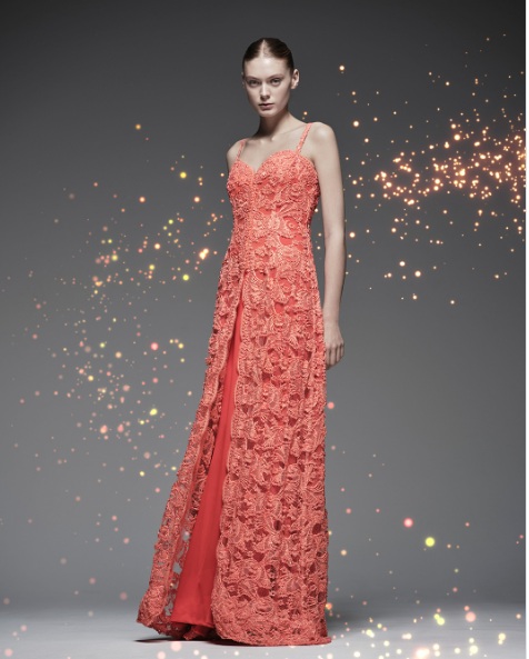 紅白2025今田美桜3着目のサーモンピンクのドレス