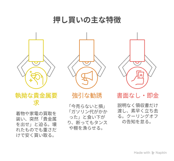 押し買いの特徴