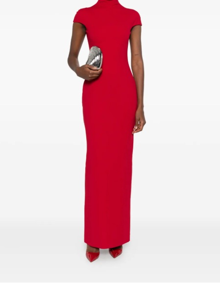 紅白2025今田美桜2着目に着た赤いドレス