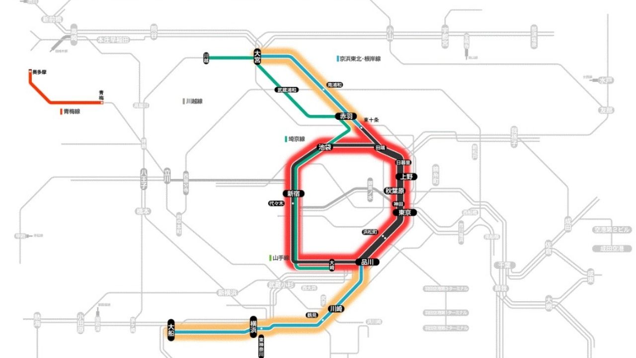 山手線全線運転見合わせ