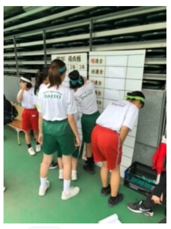 大東中の体育大会
