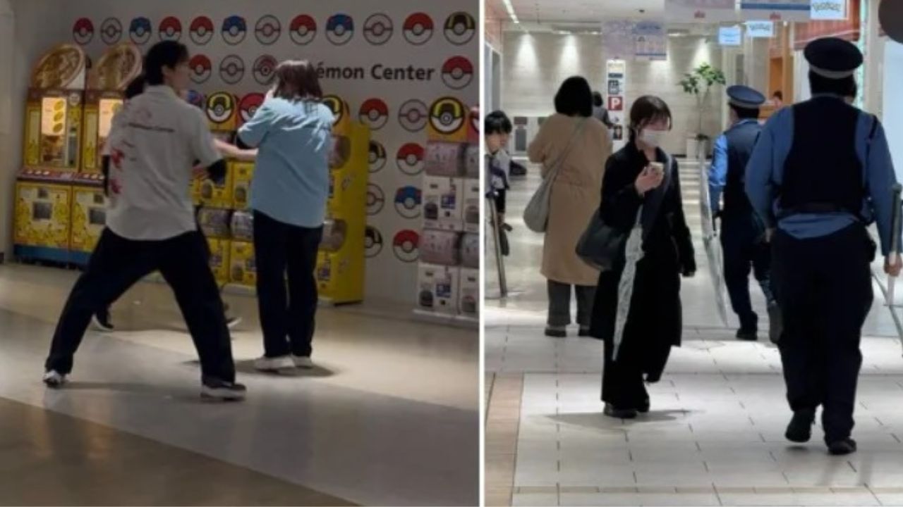 ポケセンでの女性刺殺事件直後の様子