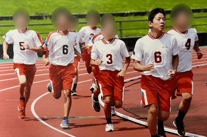 陸上大会に出場した広川大起