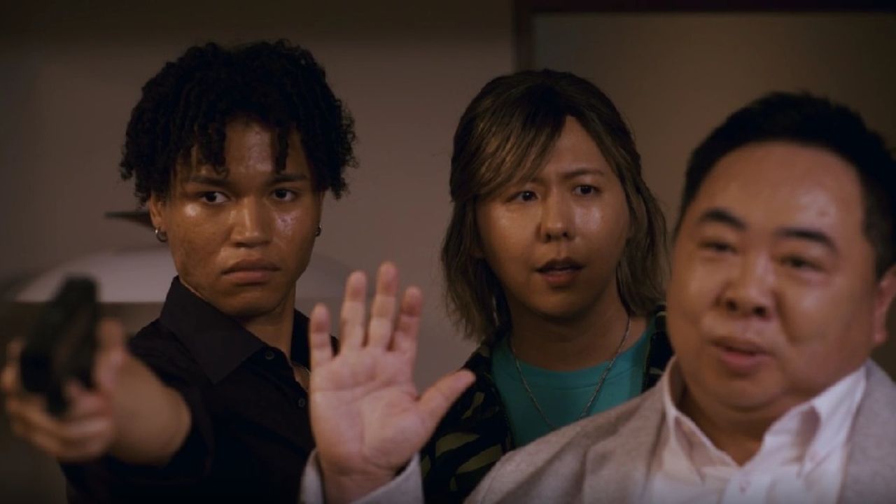 早瀬と冬橋を撃とうとする菊池