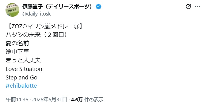 千葉マリン嵐メドレー3