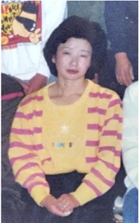富山英子さん（35年くらい前に撮影）
