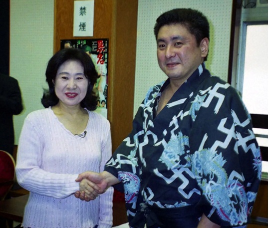 中村玉緒と長男:鴈龍